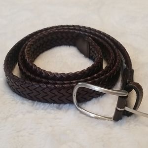 Braided Leather Belt